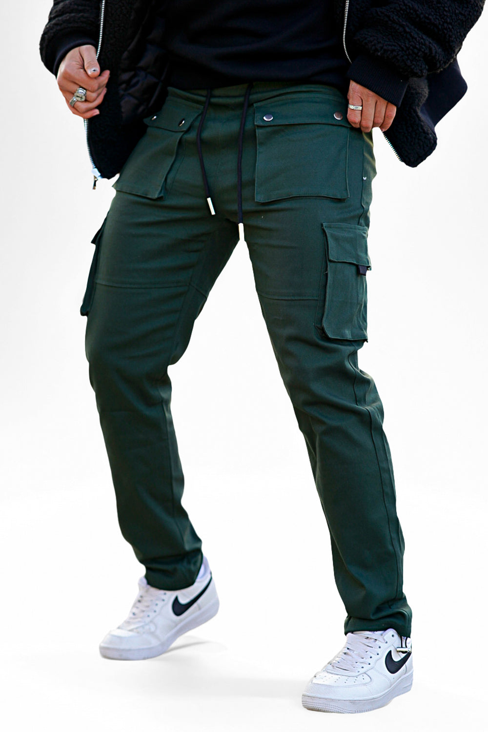 GINGTTO Mens Cargo Joggers Pants Slim fit Stretch with Pockets Hiking Pants  for Men, Army Green, 28 : : Clothing, Shoes & Accessories