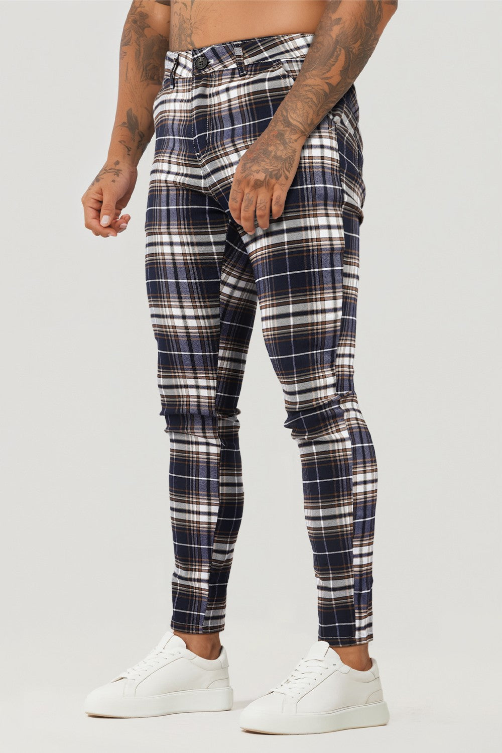 Cropped plaid pants shops mens