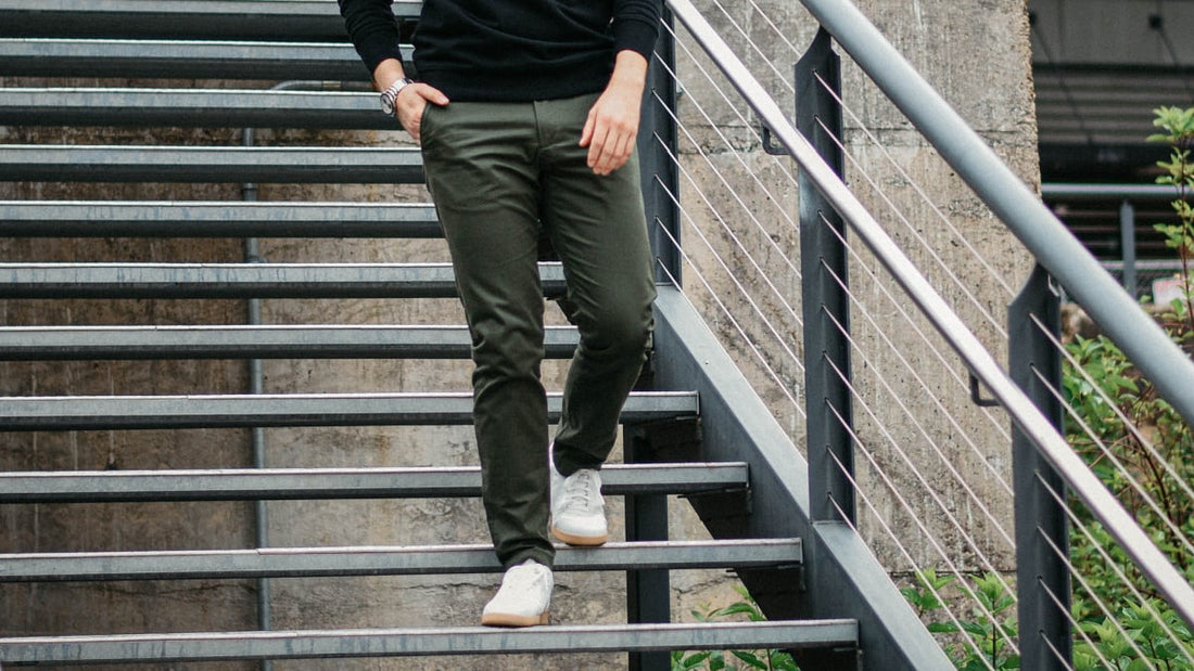 Eco-friendly men's chino pants