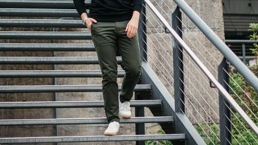 Eco-friendly men's chino pants