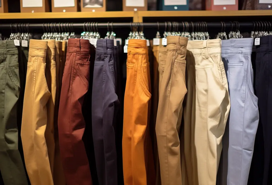 High-quality men's chino pants