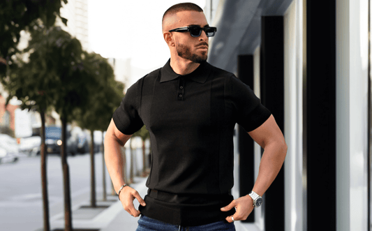 Men's Polo Shirts for Muscular Guys