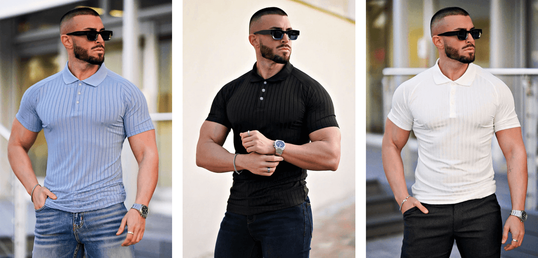 Men's casual polo shirts