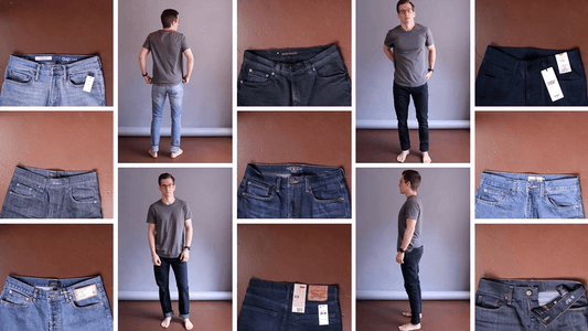 Stylish men's slim fit jeans