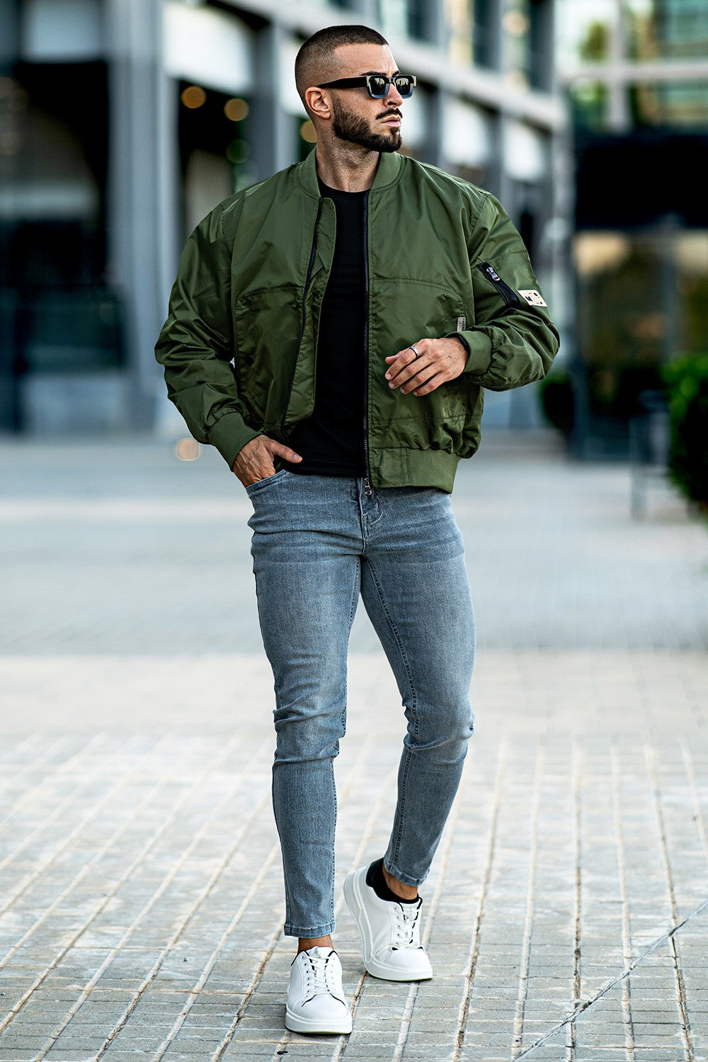 Men's Stylish Jacket - Green