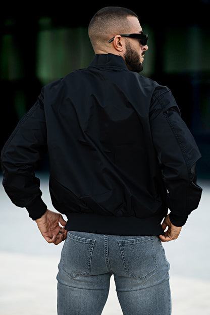 Men's Stylish Jacket - Black