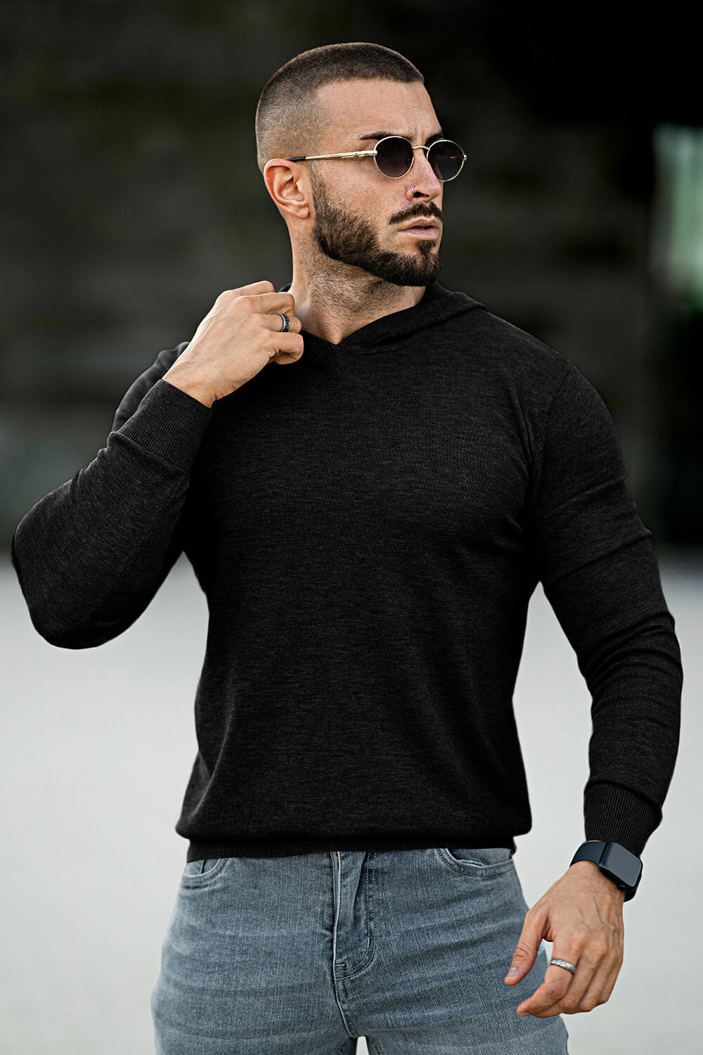 Men's Stylish Hoodie -Slim Fit