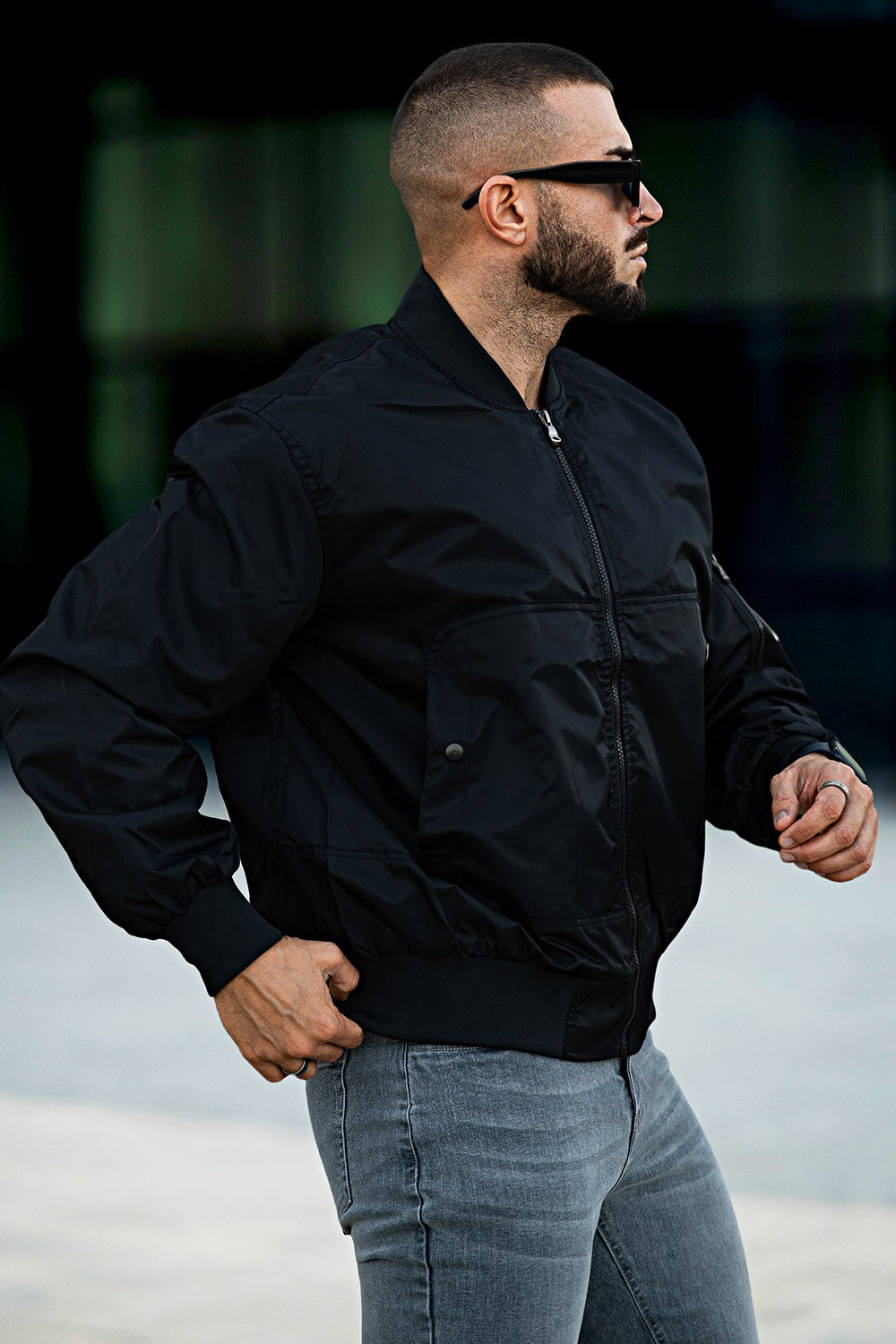 Men's Stylish Jacket - Black