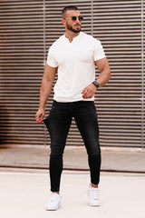 Men Stretch Skinny Jean - Black