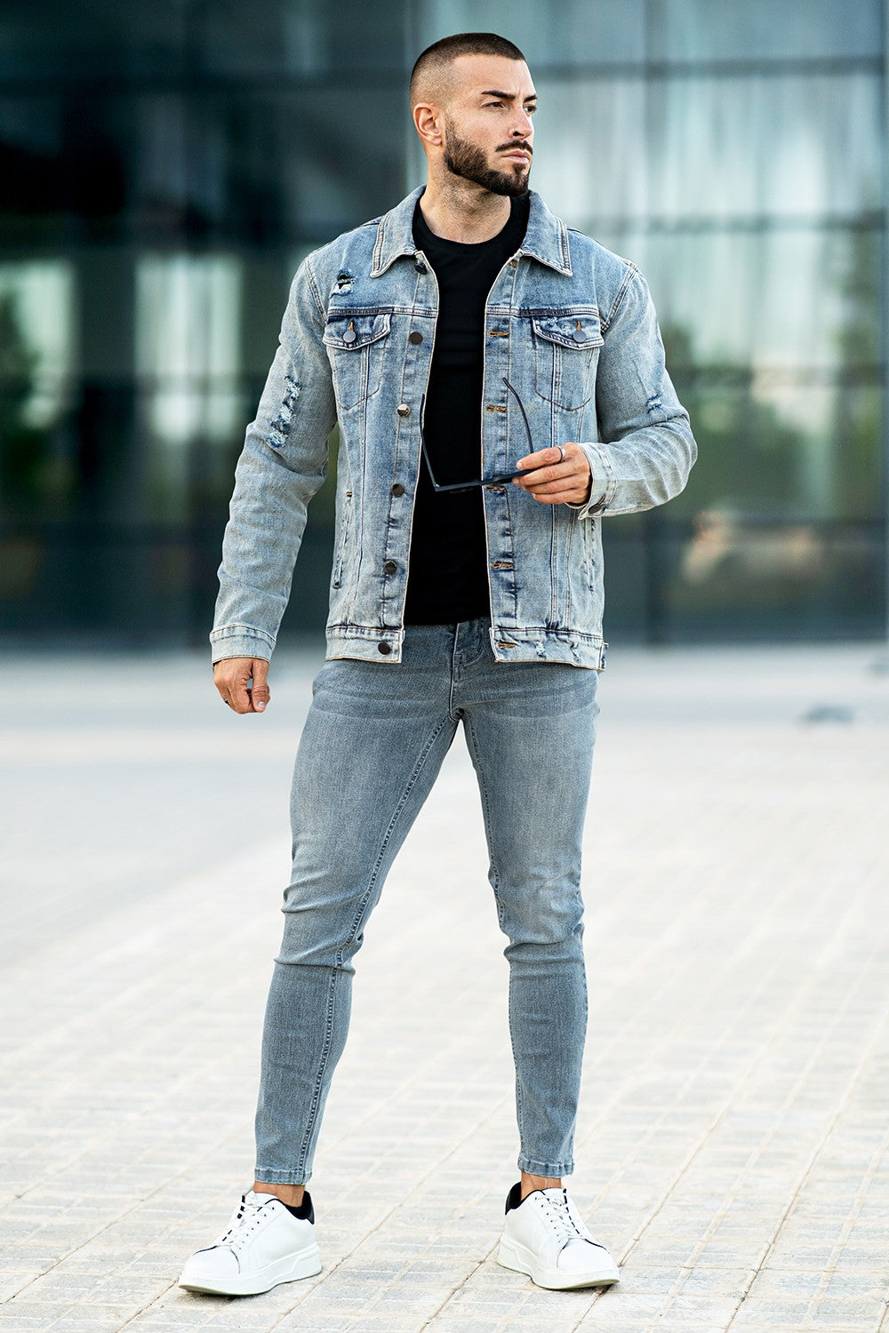 Men's Stylish Denim Jacket (Presale)