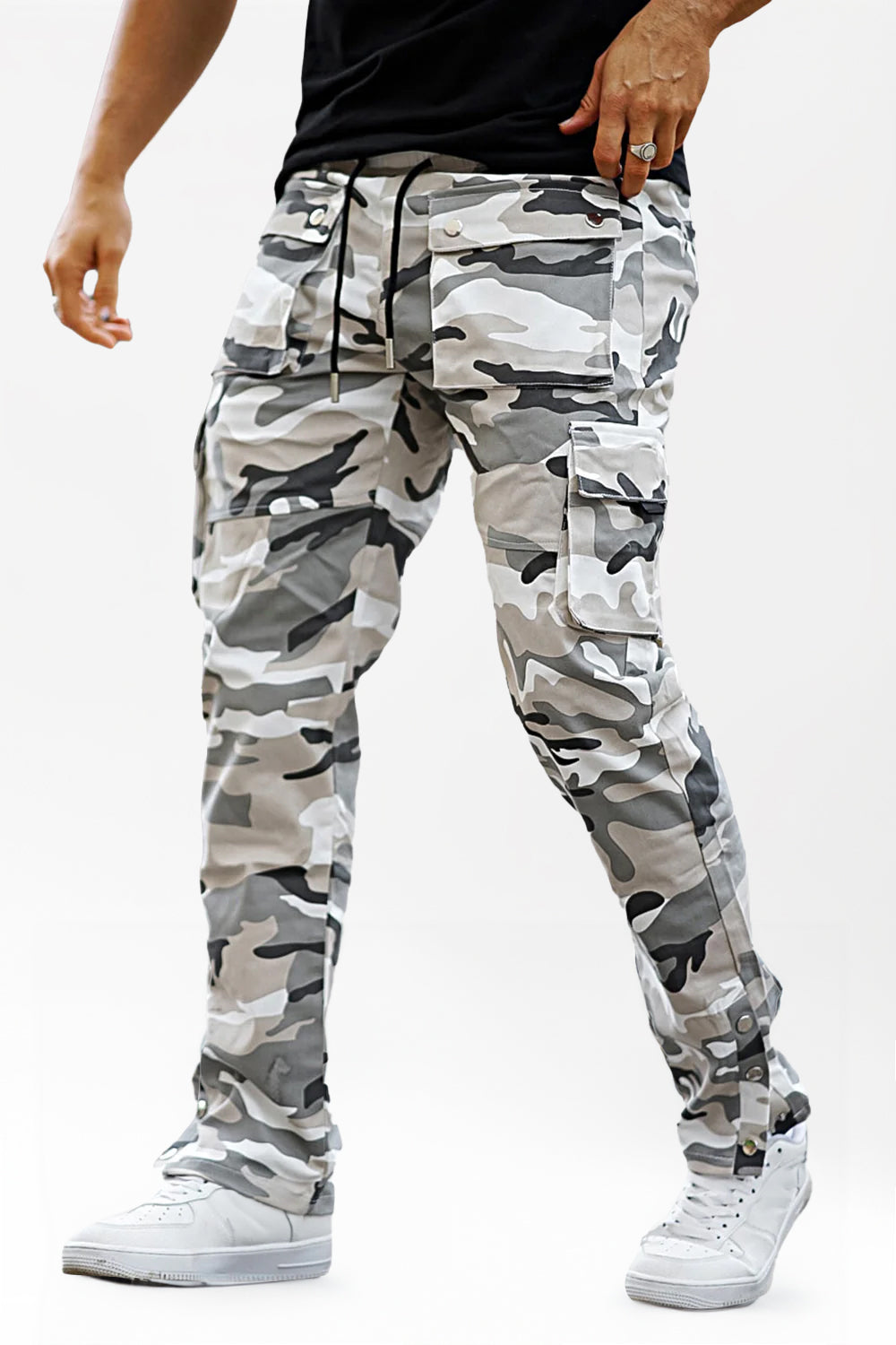 Match Men's Wild Cargo Pant - Grey