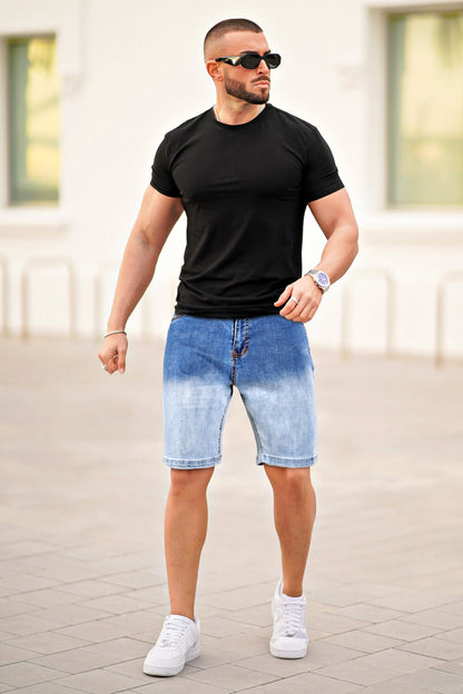 Men's Denim Short - Gradient Color