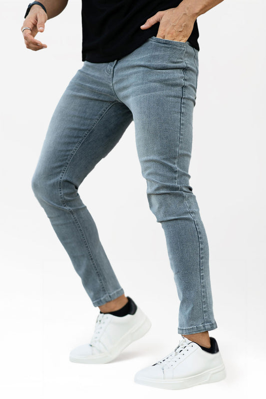 Men Stretch Skinny Jean - Light Blue