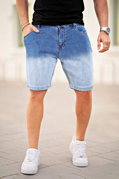 Men's Denim Short - Gradient Color