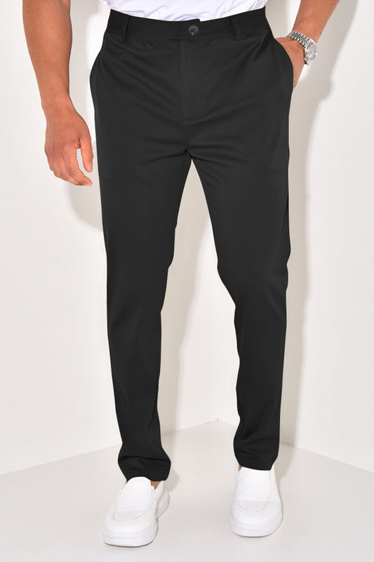 Men's Relaxed Fit Skinny Pant - Black