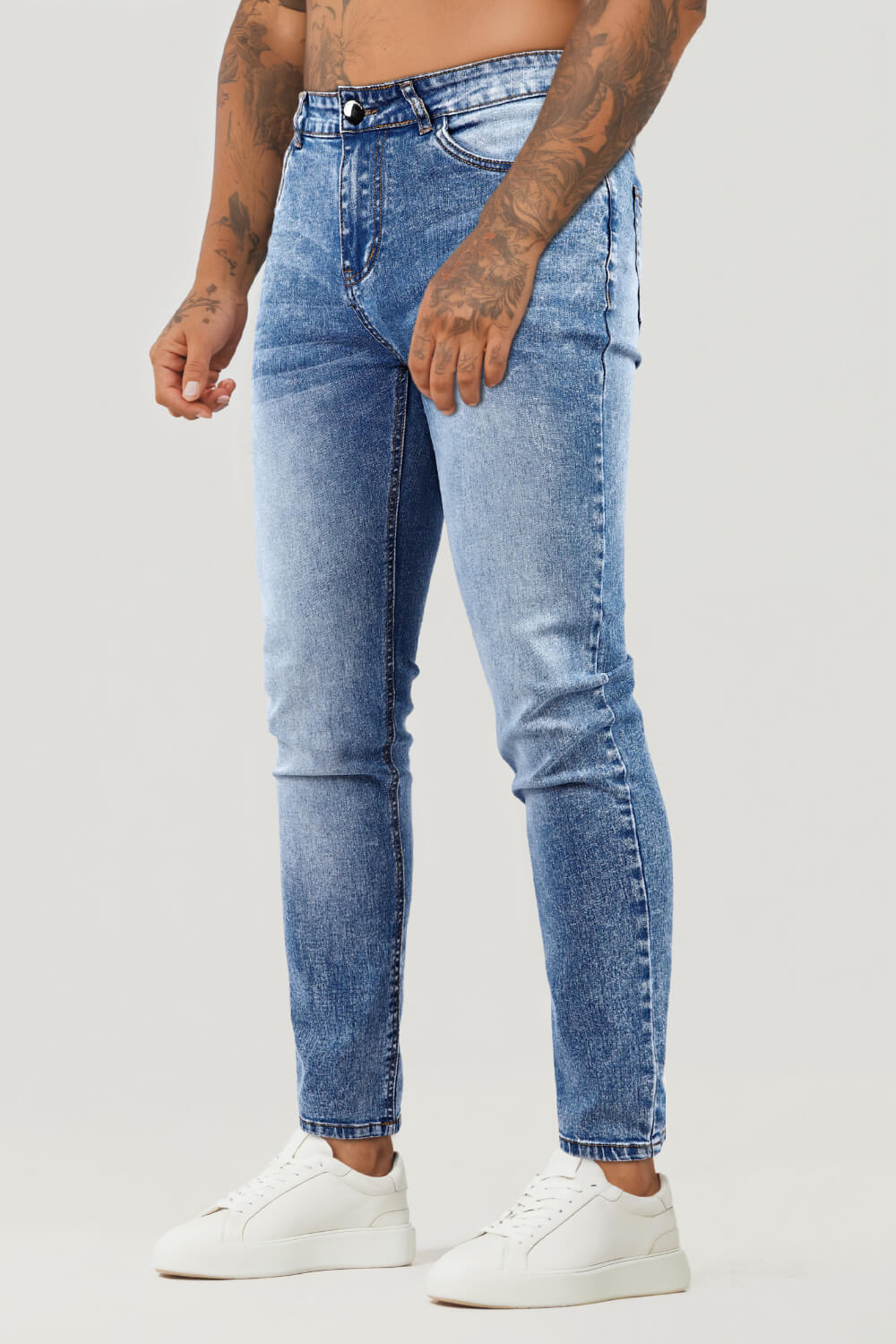 Men's Stretch Slim Fit Jean - Light Blue