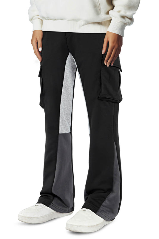 Men's Flared Pant - Black & Pocket