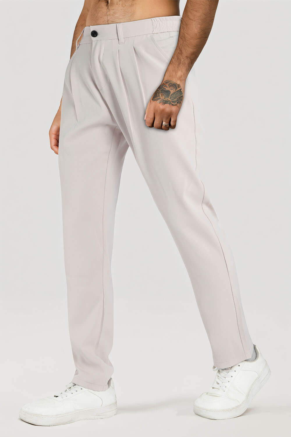 Men's Relaxed Fit Pant - Beige