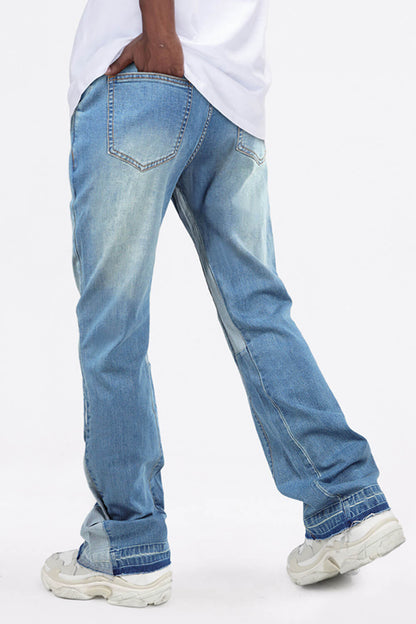 Men's Flared Jean - Light Blue