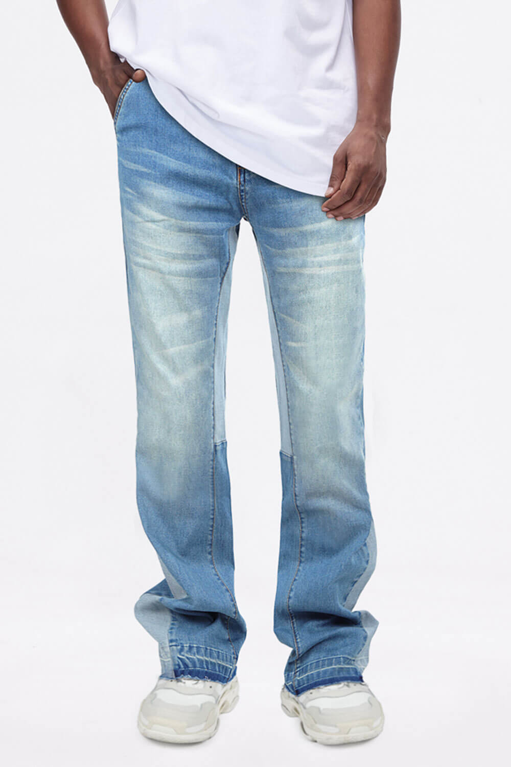 Men's Flared Jean - Light Blue