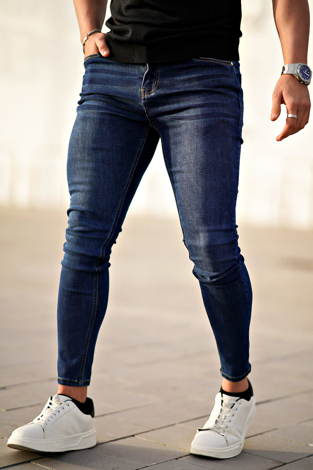 Relaxed Skinny Jean - Blue