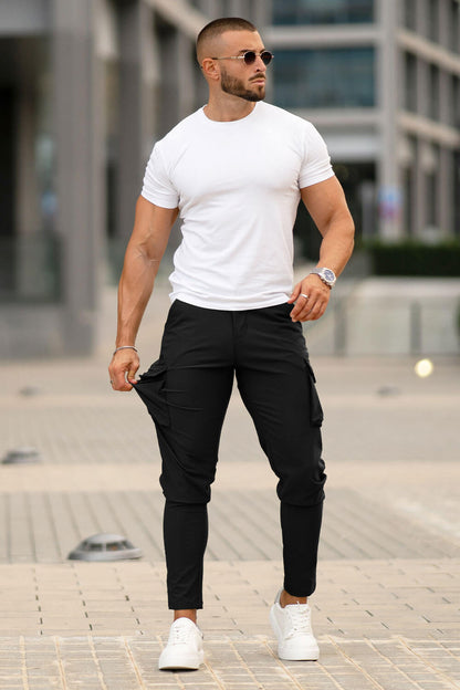 Casual Cargo Pant - Black