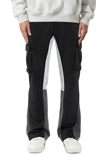 Men's Flared Pant - Black & Pocket