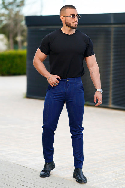 navy blue chino pants