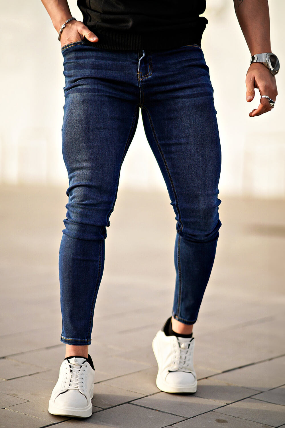 Relaxed Skinny Jean - Blue