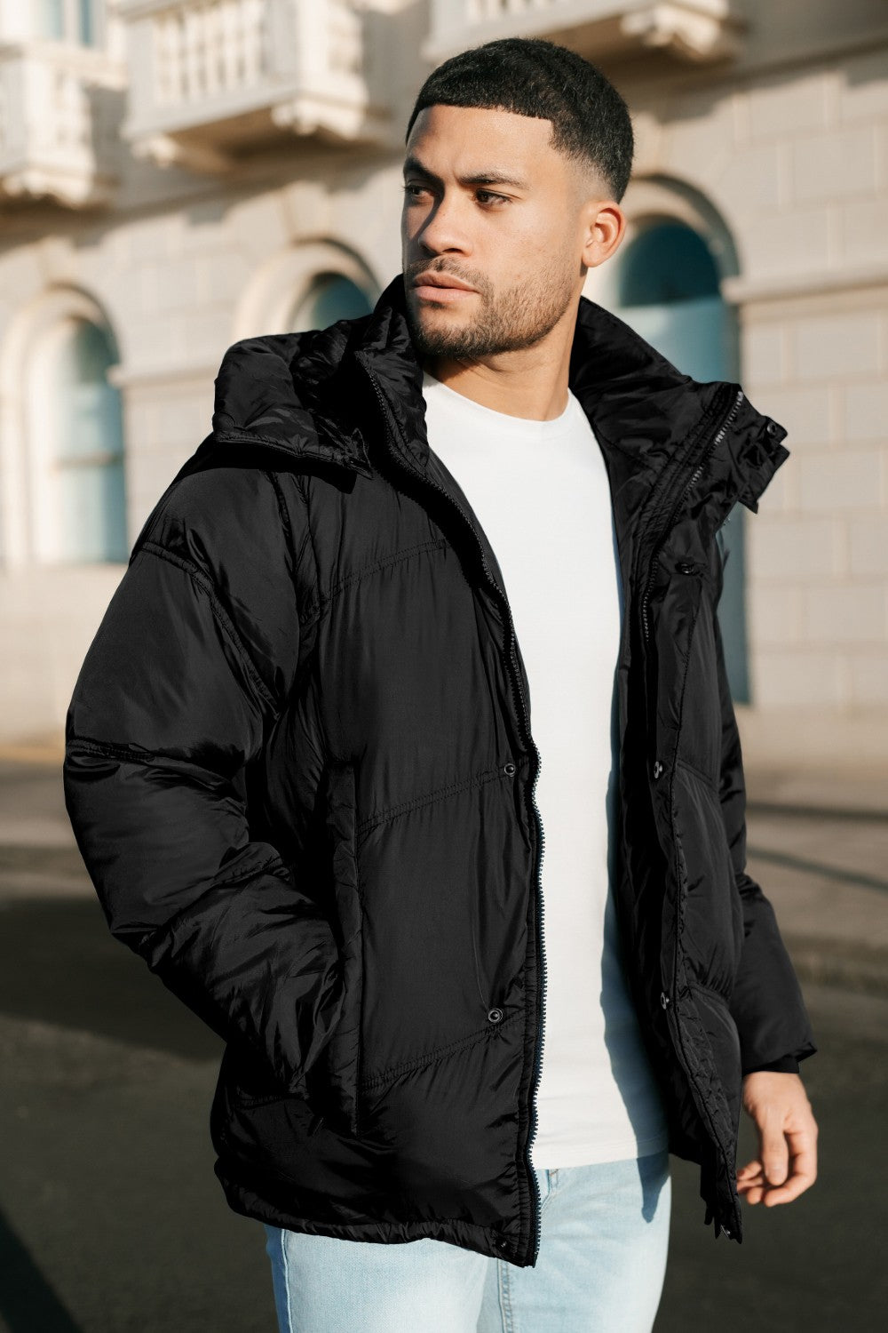 Men's Down Coat - Black