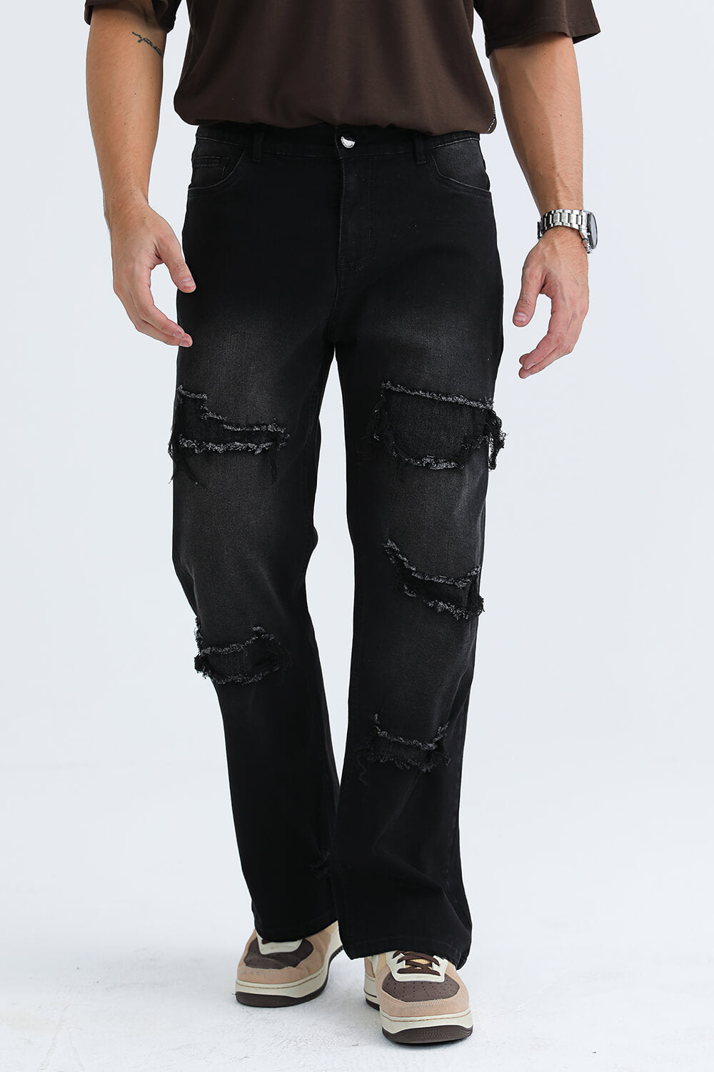 Men's Black Denim Slim Fit Jean