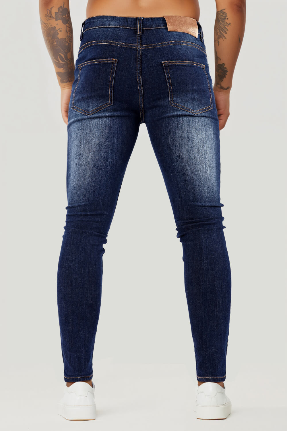 JEANS SUPER SKINNY FIT HOMBRE AZUL