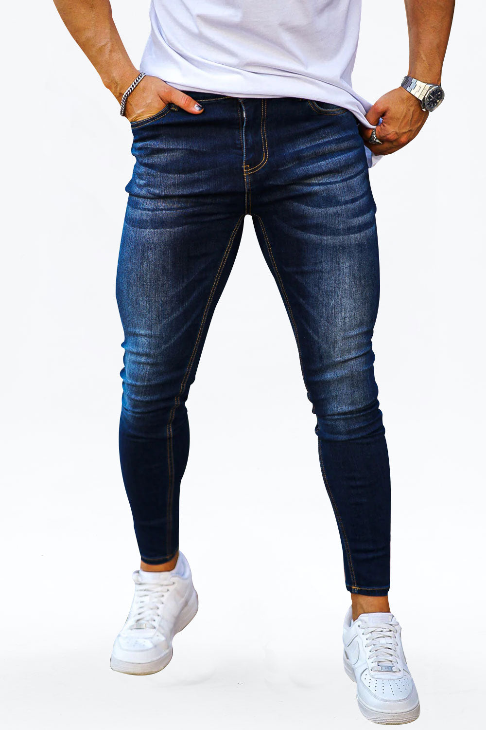 super stretch skinny jeans