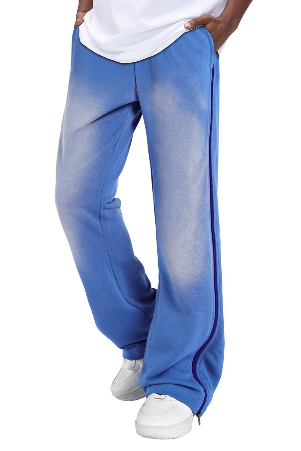 Men's Flared Pant - Blue