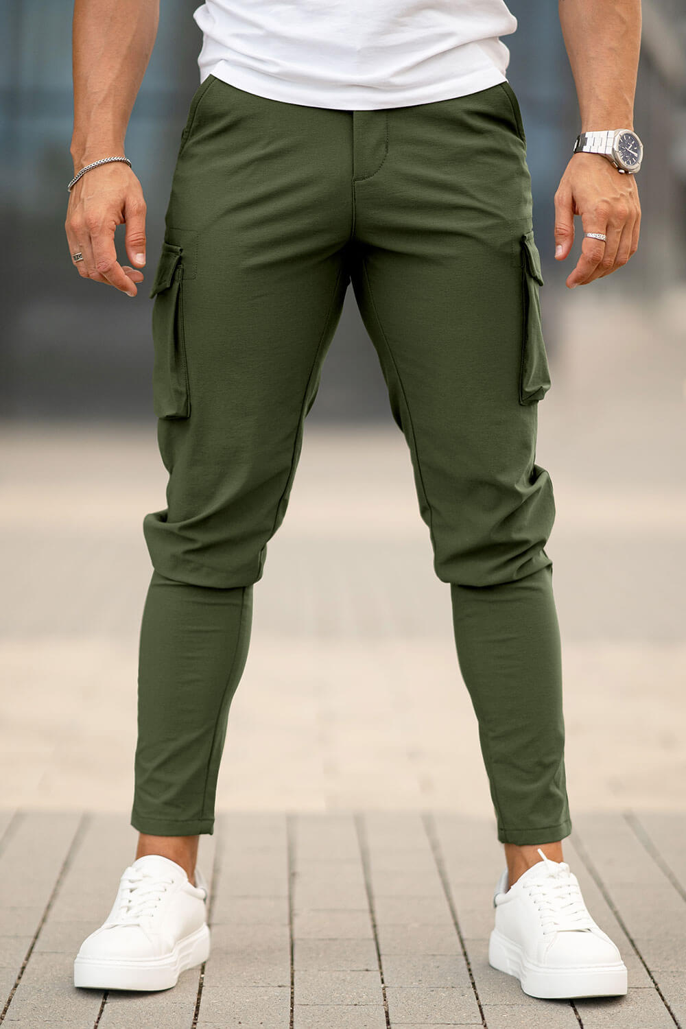 Casual Cargo Pant - Green