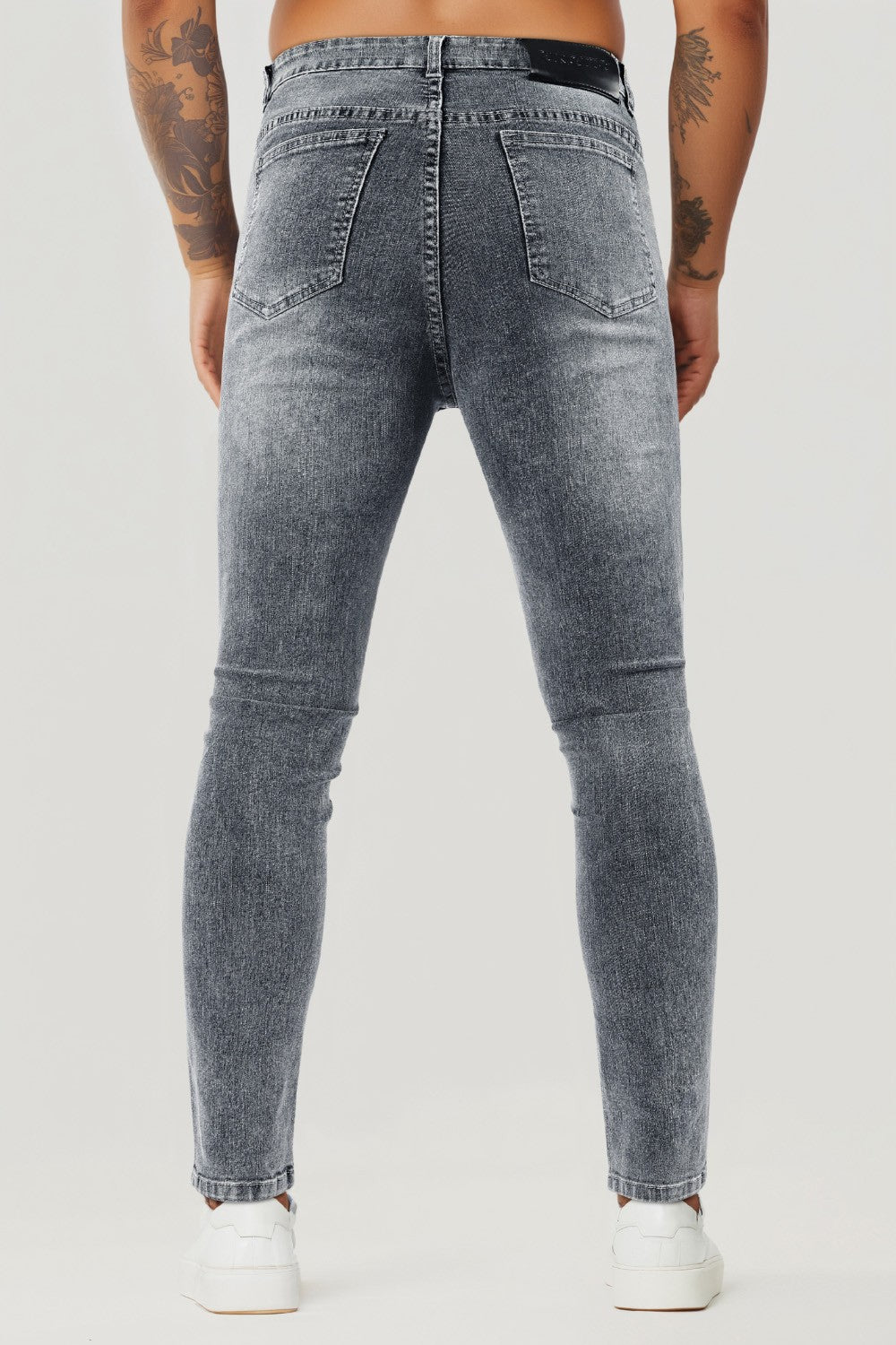 Gingtto Relaxed Skinny Jeans - Hellblau (Vorverkauf)