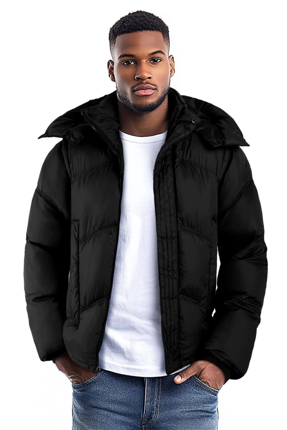 Men's Down Coat - Black