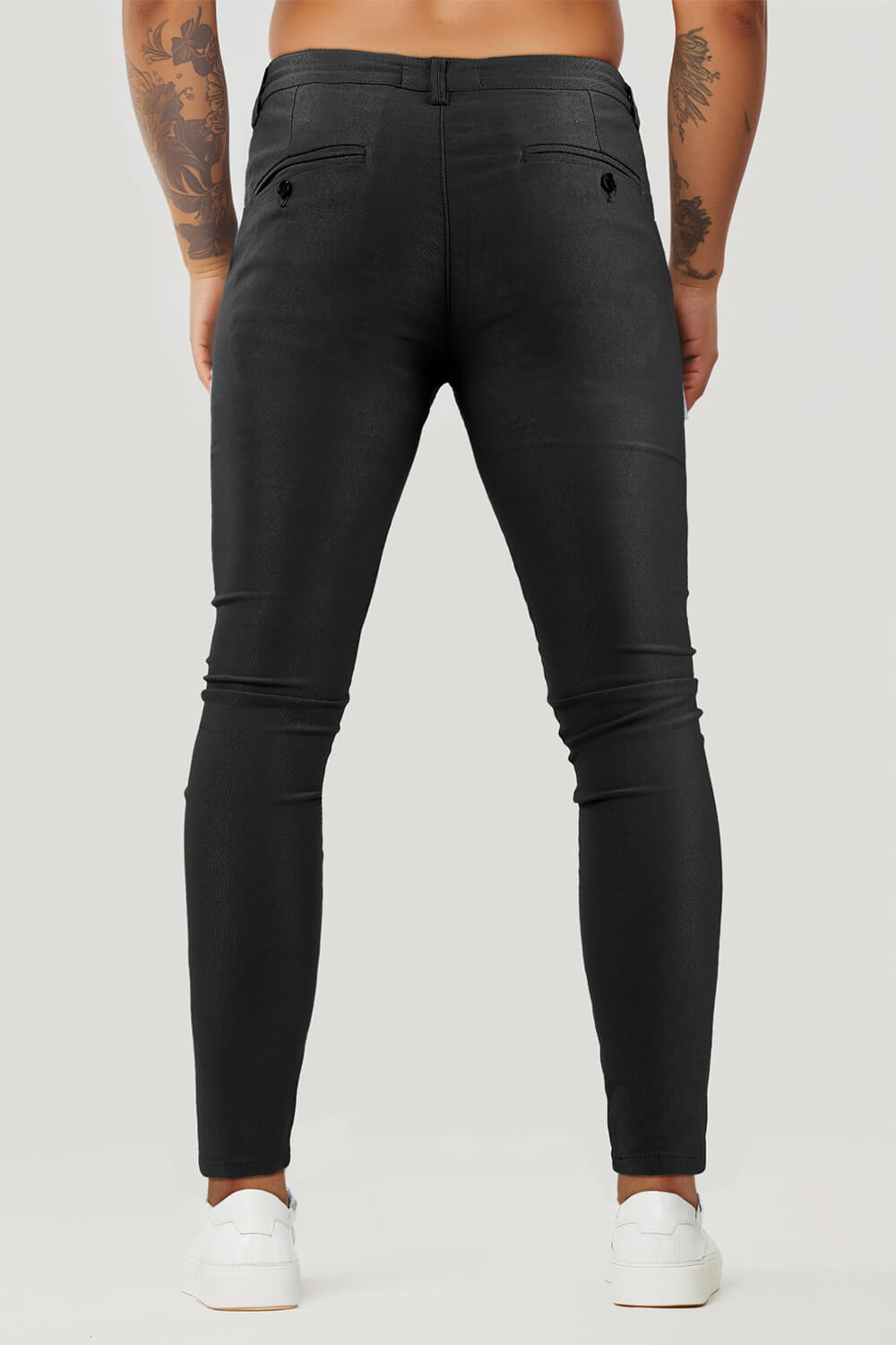 Mens Casual Black Trouser