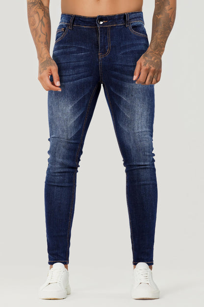 JEANS SUPER SKINNY FIT HOMBRE AZUL