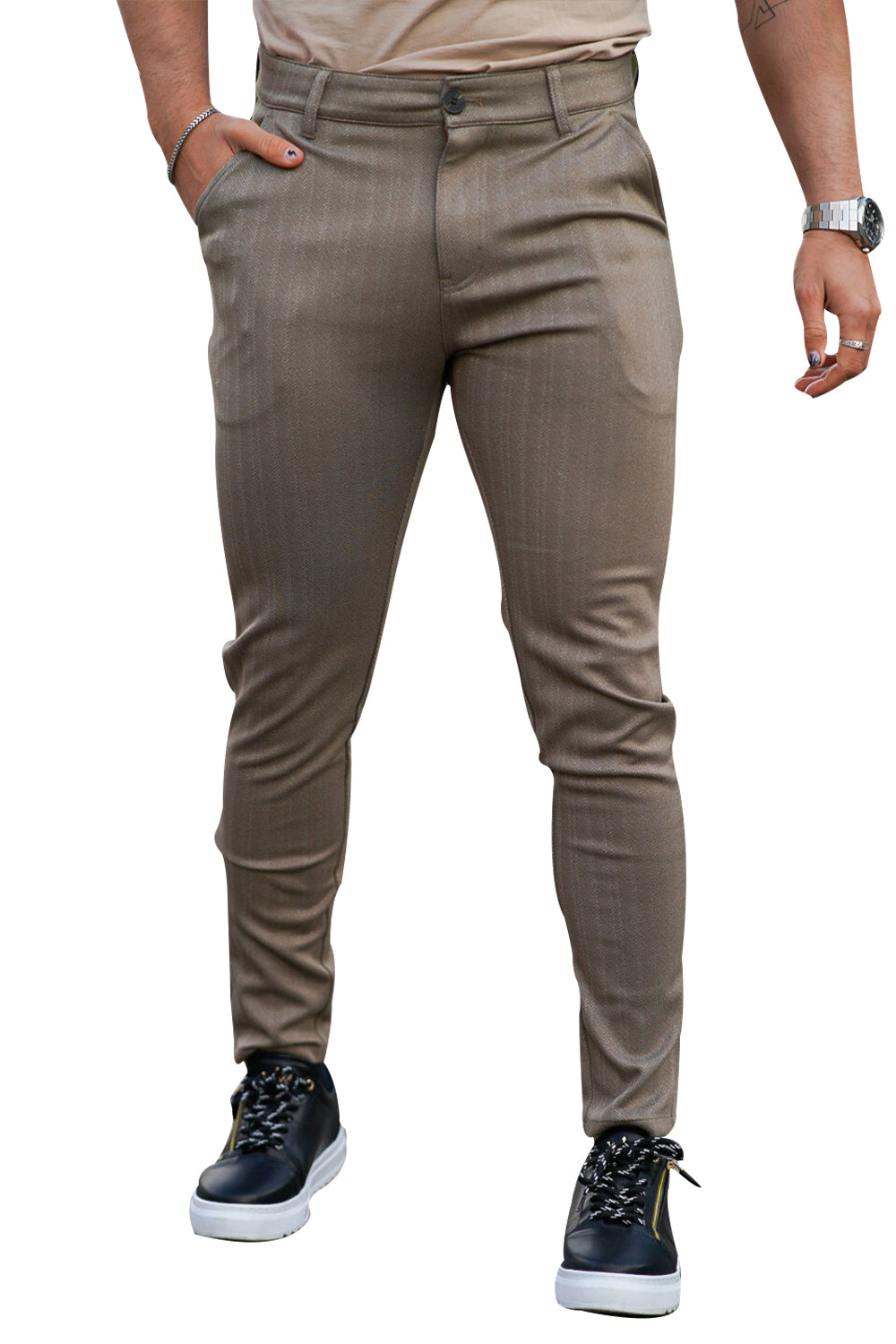 Men's Brown Chino Pants