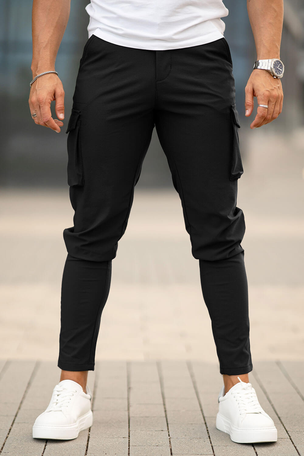 Casual Cargo Pant - Black