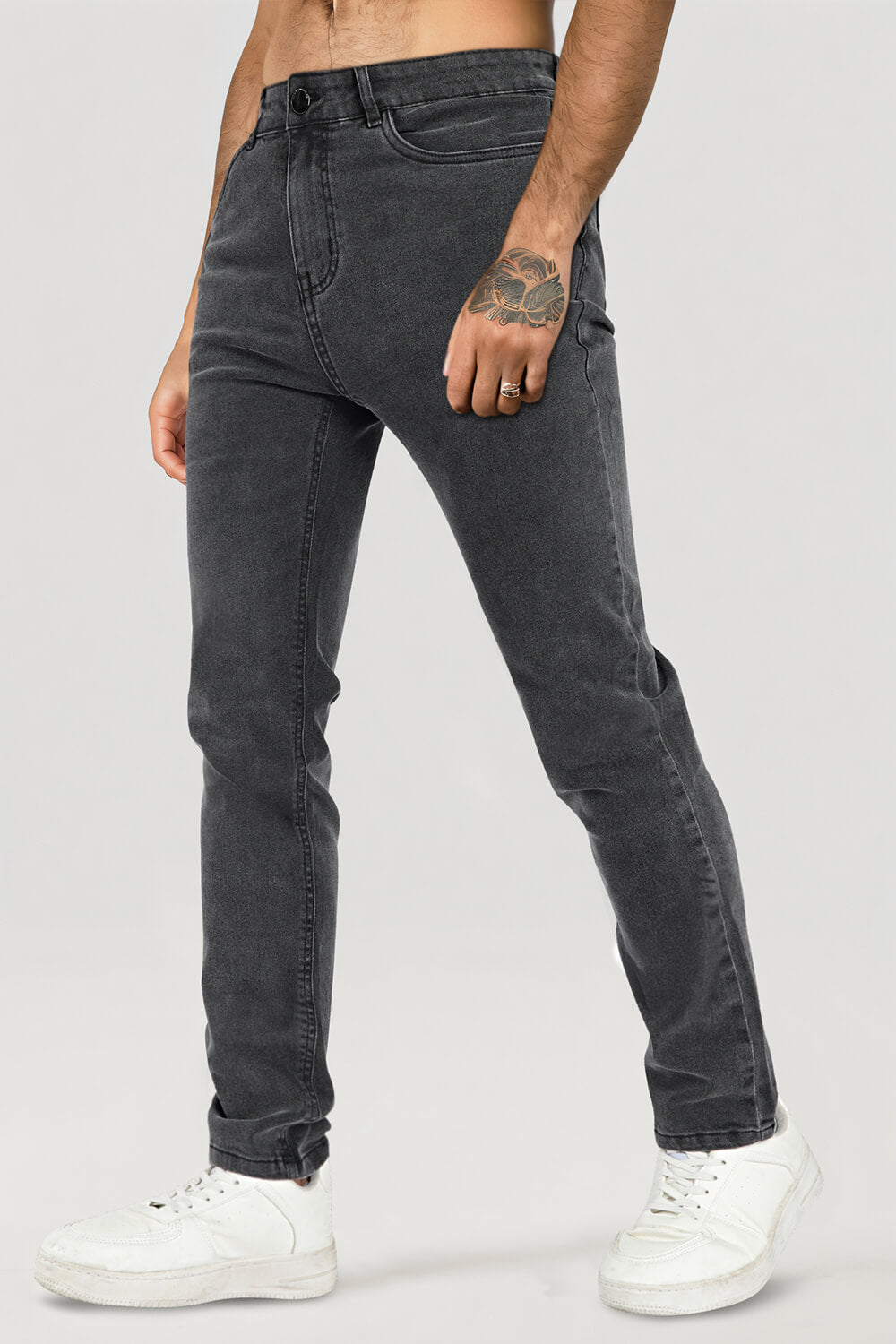 Men's Stretch Slim Fit Jean - Charcoal Grey