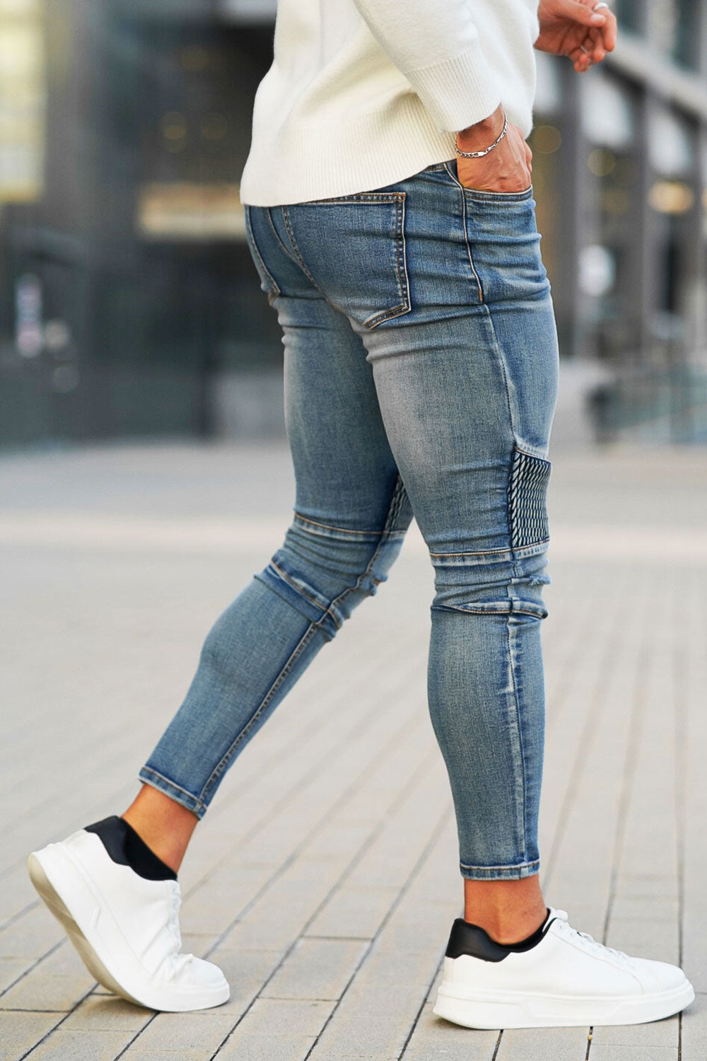 classic blue jeans - super stretch