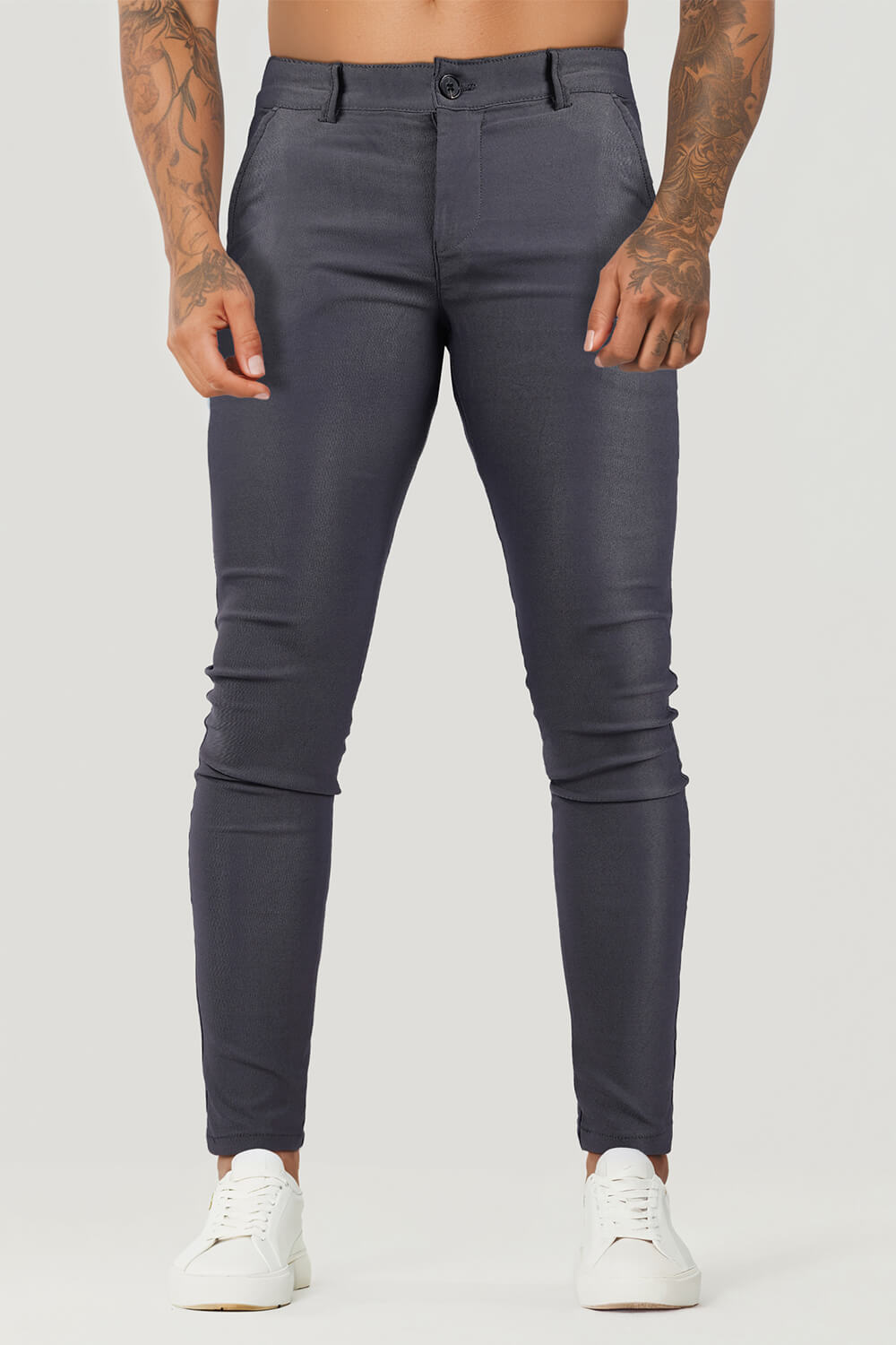 Mens Casual Grey Trouser