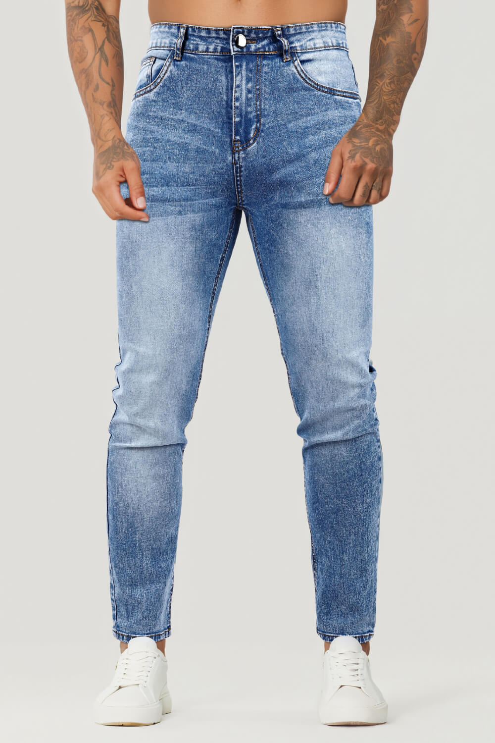 Men's Stretch Slim Fit Jean - Light Blue