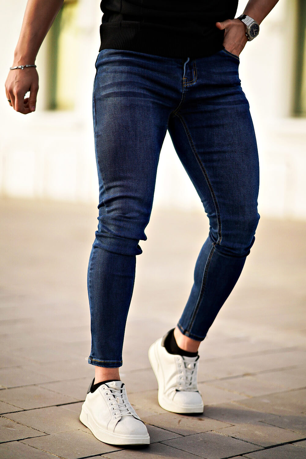 Relaxed Skinny Jean - Blue