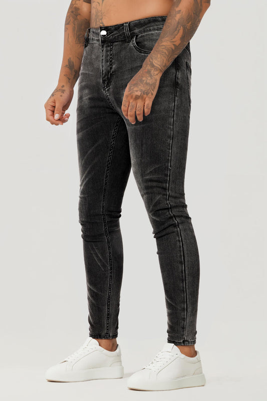 Men's Vintage Skinny Jean - Black