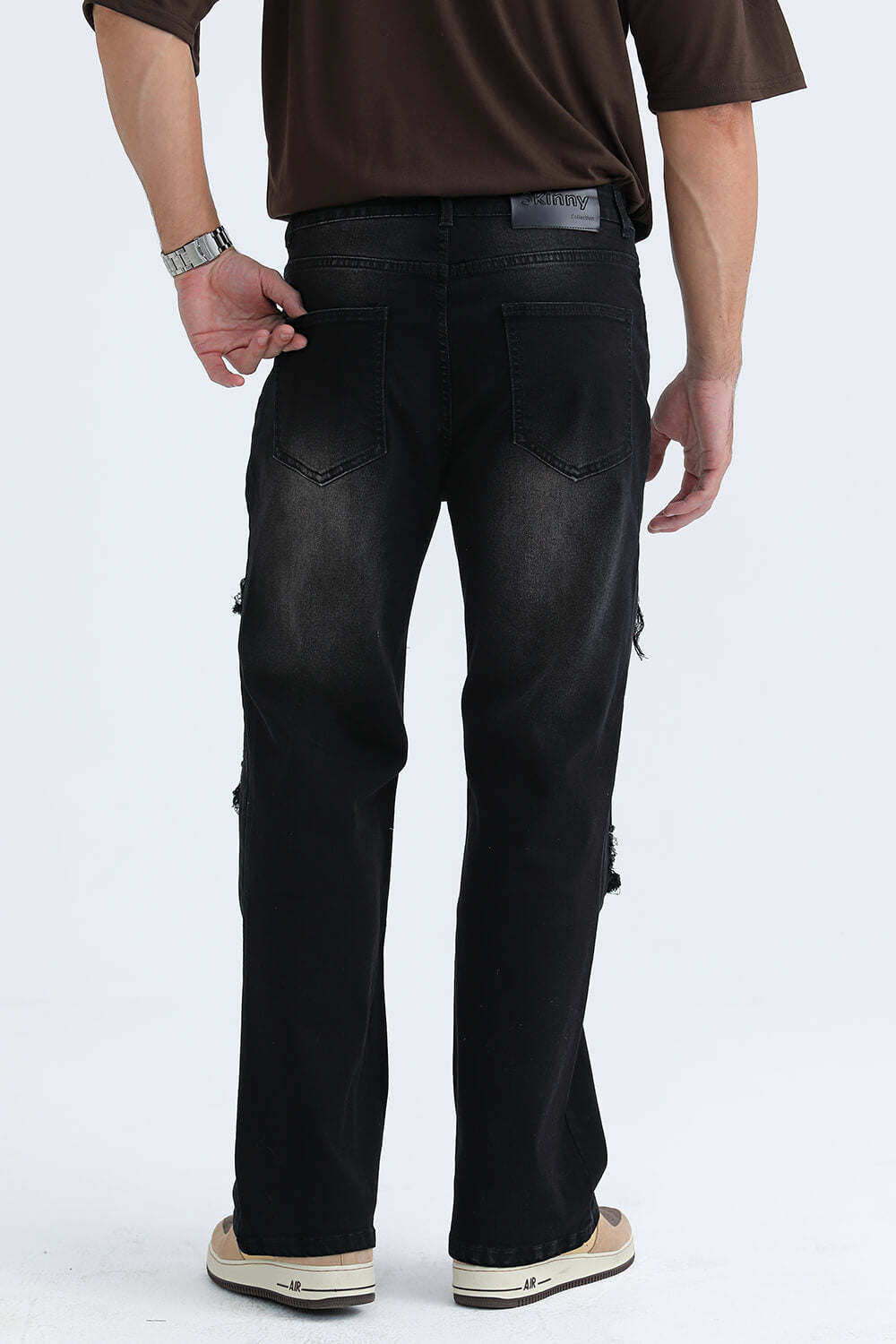 Men's Black Denim Slim Fit Jean