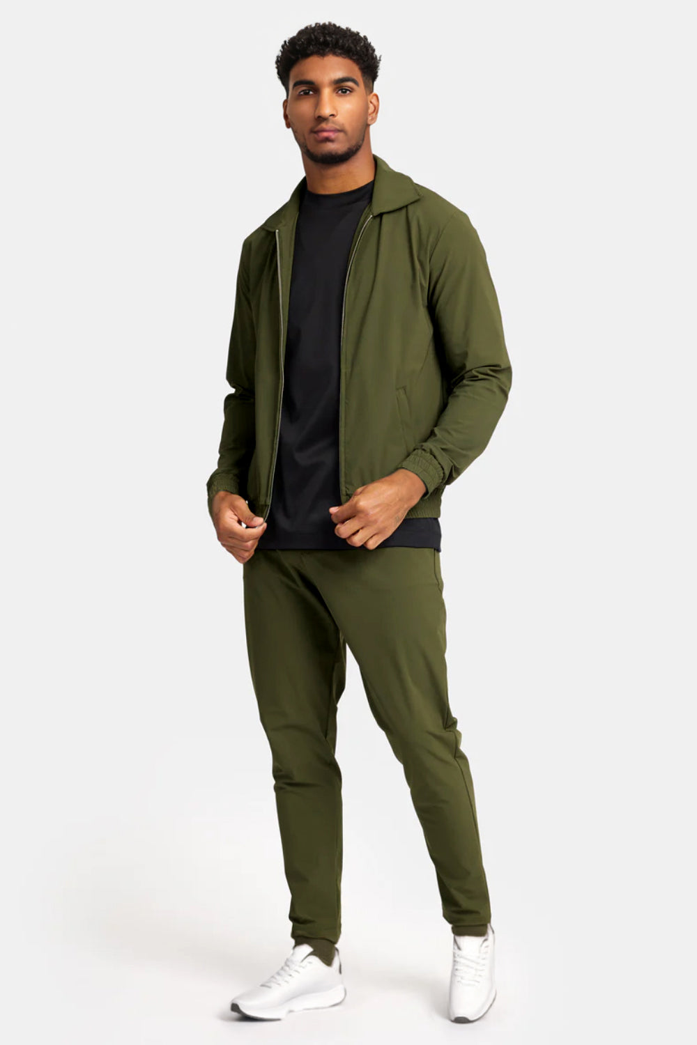 Completo casual da uomo - verde