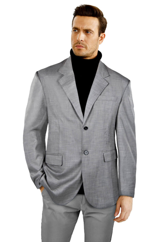 Men's  Stylish Classic Blazer - Grey